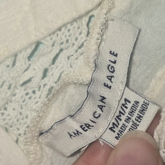 American Eagle Outfitters Crochet Lace Top - Picture 2 of 7